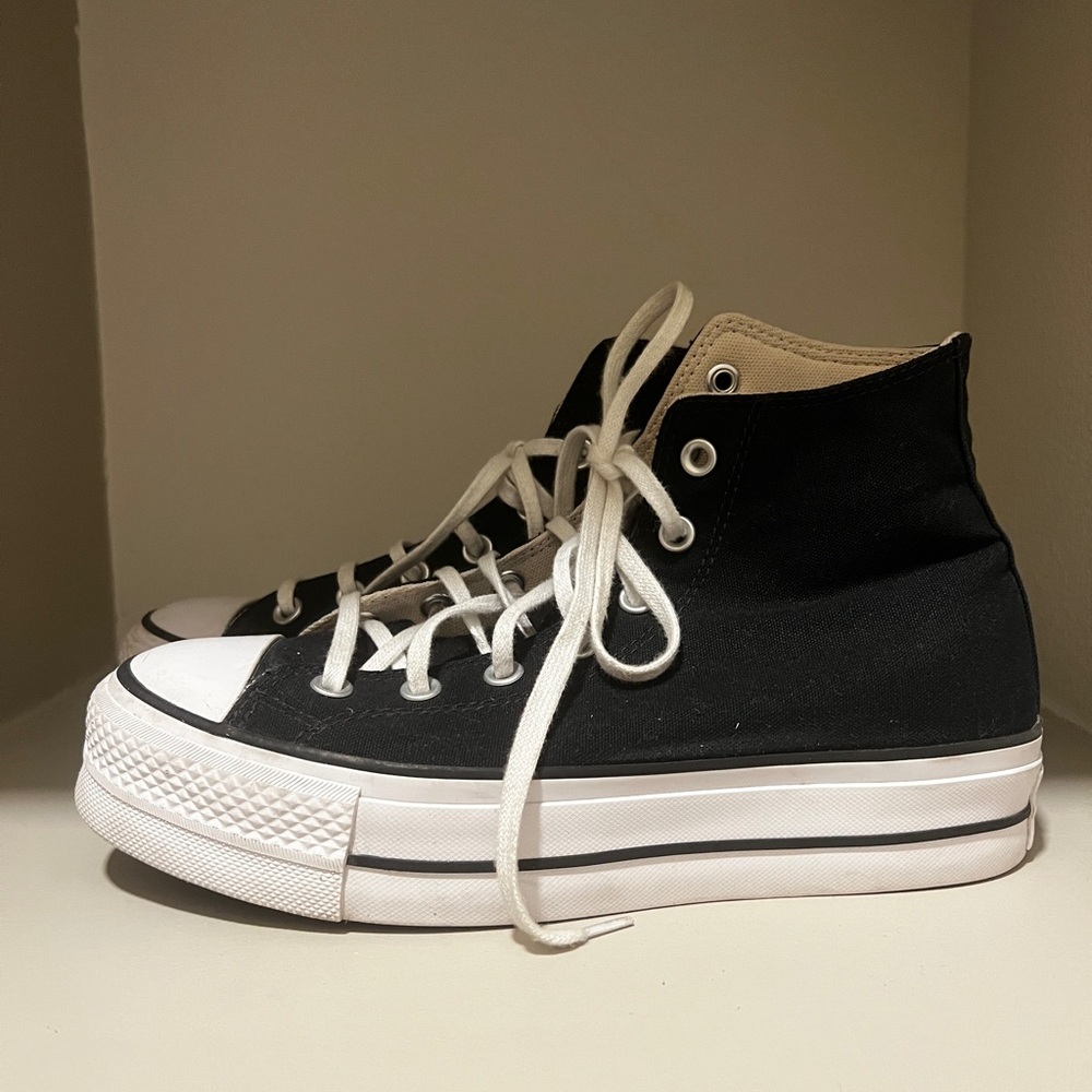 Converse Black and White High-Top Sneakers